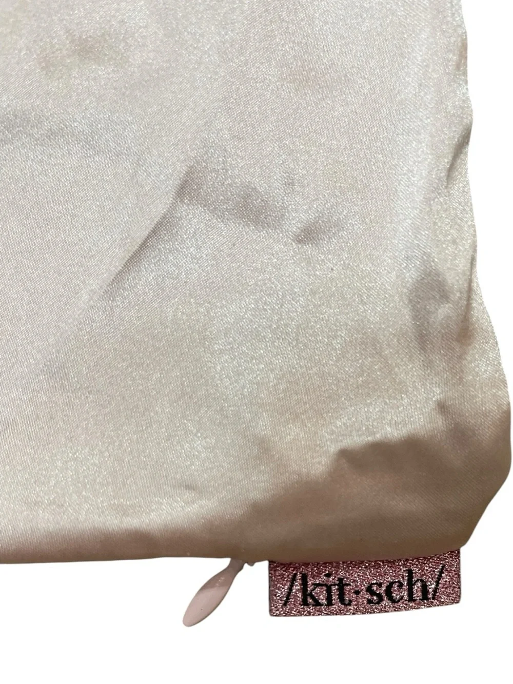 Kitsch Standard Satin Pillowcase Blush Pink